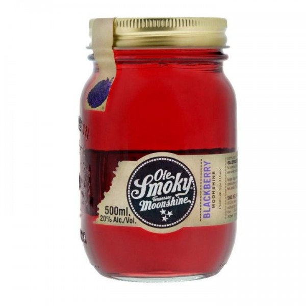 Ole SMOKY Tennessee MOONSHINE Blackberry Whisky 50 cl / 20 % USA