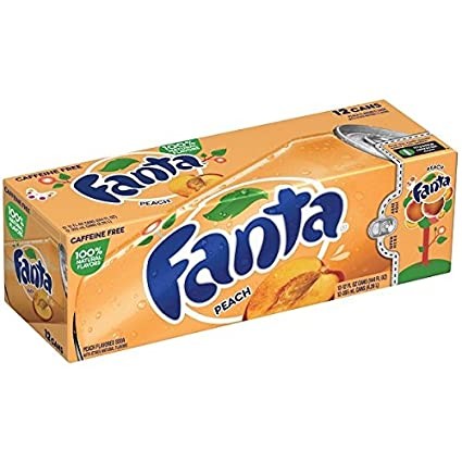 Fanta Peach Kiste 24 x 355 ml USA