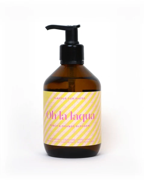 Oh la laqua Flavour for Water Pfirsich-Orangenblüte Pumpspender 300 ml Deutschland