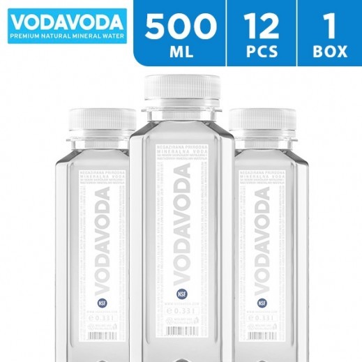 VODAVODA Premium Natural Still Water PET Kiste 12 x 500 ml Serbien