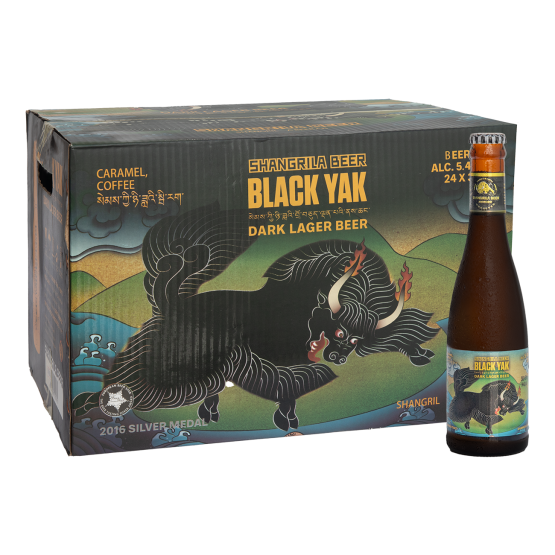 Shangri - La BLACK YAK Tibetian 24 x 330 ml / 5.4 % Tibet