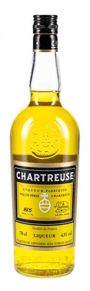 CHARTREUSE JAUNE Kräuterlikör 70 cl / 43 % Frankreich