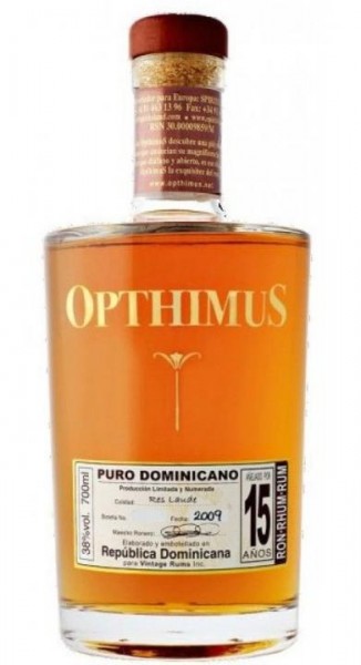 Opthimus Rum 15 Jahre 70 cl / 38 % Dominikanische Republik