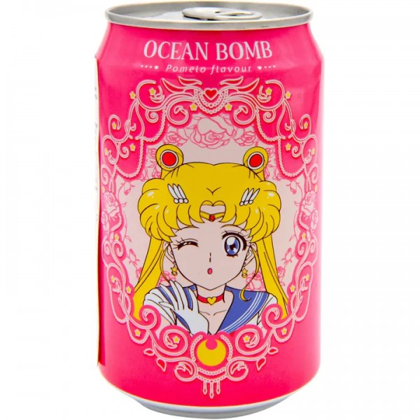 Ocean Bomb Sailor Moona ANIME Pomelo Flavour Sparkling Water 330 ml Taiwan