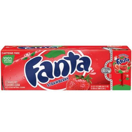 Fanta Strawberry Kiste 24 x 355 ml USA