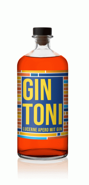 GIN TONI Lucerne APERO DOUBLE MAGNUM on gin basis 3 liters / 11 % Switzerland