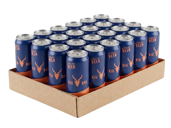 KIU BRU Moon Rider balanced dark beer Non-alcoholic crate 24 x 330 ml