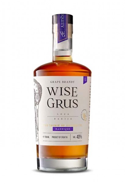 WISE GRUS Premium GRAPE Loza BRANDY 70 cl / 40 % Croatia