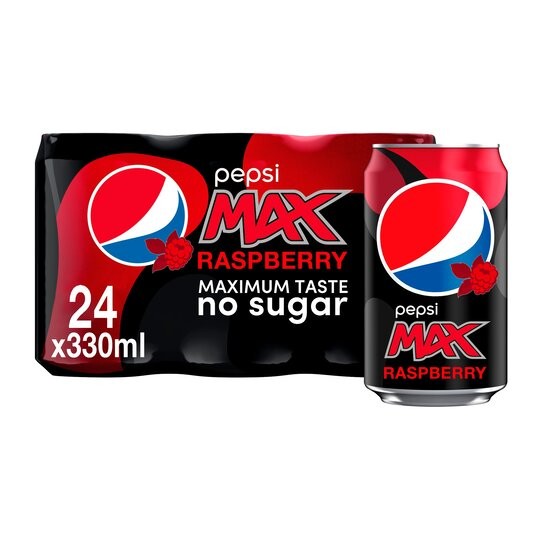 Pepsi MAX CHERRY Cola Dose Kiste 24 x 330 ml UK