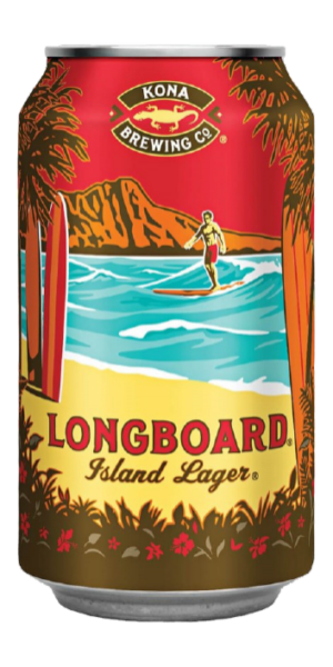 Kona Longboard Island Lager Bier DOSE 355 ml / 4.6 % Hawaii