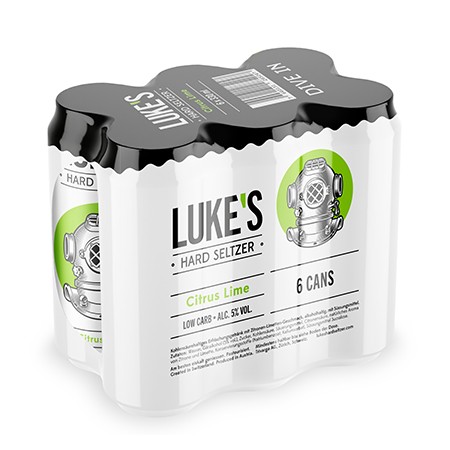LUKE'S Hard Seltzer CITRUS LIME Kiste 24 x 330 ml / 5 % Österreich