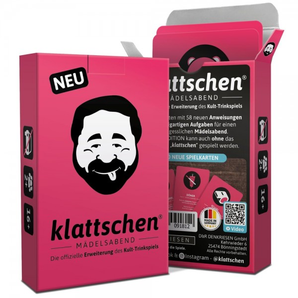 Denkriesen KLATTSCHEN WHITE EDITION - The official expansion of the cult drinking game Germany