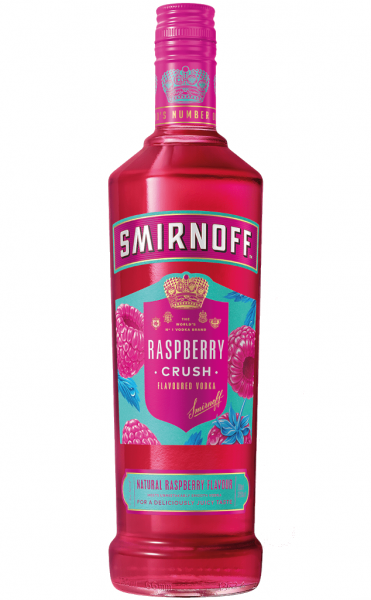 SMIRNOFF Vodka RASPBERRY CRUSH 70 cl / 25 % UK