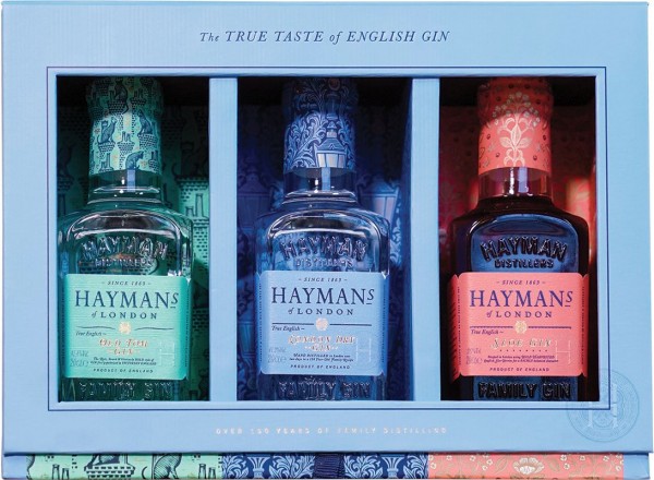 HAYMAN'S Gift Pack 3 x 20 cl / 36.2 % UK