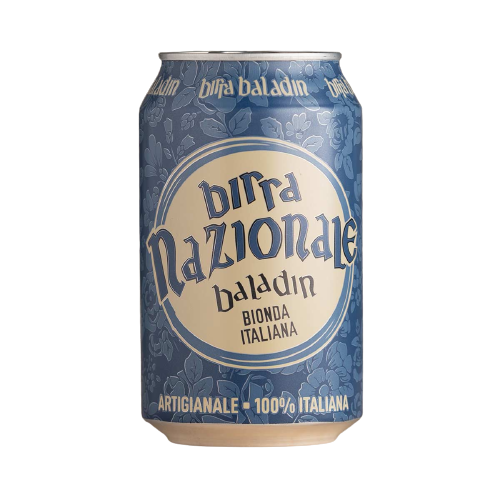 Birra BALADIN NAZIONALE Blond Ale Beer Dose 330 ml / 6.5 % Italien