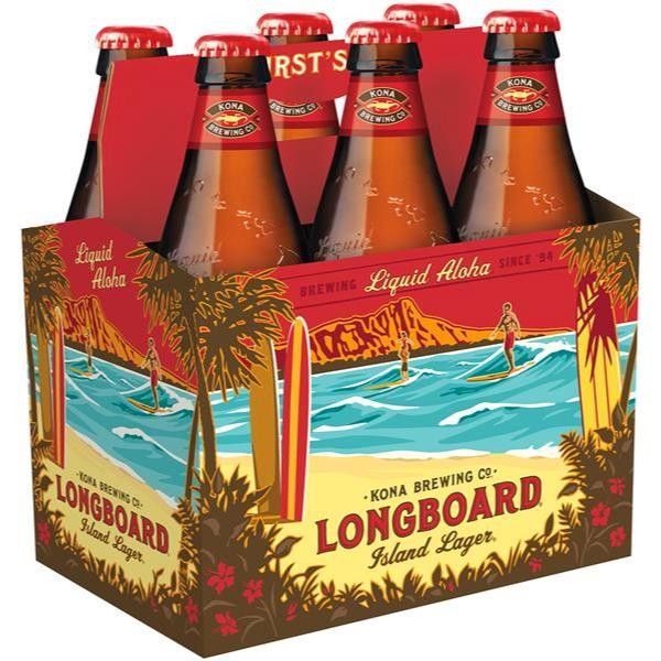 Kona Longboard Island Lager Bier Kiste 24 x 355 ml / 4.6 % Hawaii