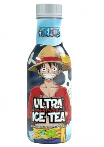 Ultra Ice Tea LUFFY One Piece Red Fruit Bio Kiste 12 x 500 ml Frankreich