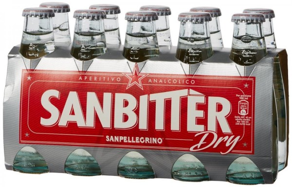 Sanpellegrino SANBITTER Dry Bianco Kiste 24 x 100 ml Italien