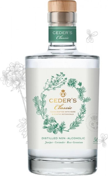 CEDER'S Classic Alt Gin Alkoholfreier Gin 50 cl Schweden