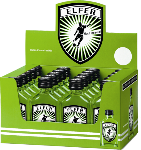 ELFER Shot Waldmeister - Vodka 2 cl / 15 % Deutschland