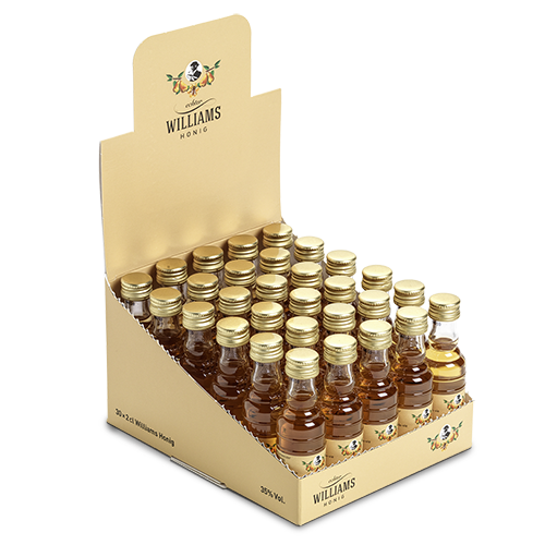 Appenzeller WILLIAMS HONIG Likör Shot BOX 30 x 2 cl / 35 % Schweiz