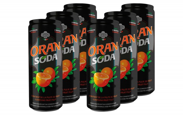 Oran Soda l'aranciata 330 ml Italien