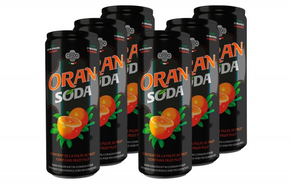 Oran Soda l'aranciata Kiste 24 x 330 ml Italien