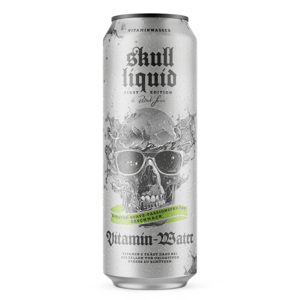 Skull Liquid Vitaminwasser Limette Guave Passionsfrucht 568 ml Deutschland
