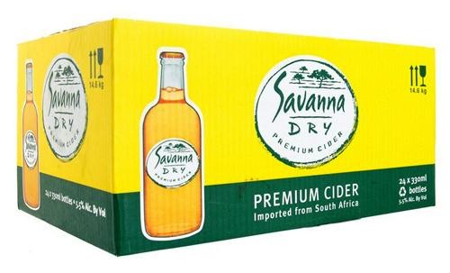 SAVANNA Dry Premum Cider Case 24 x 330 ml / 5 % Südafrika
