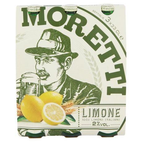 Birra MORETTI LIMONE Radler Kiste 24 x 330 ml / 2 % Italien