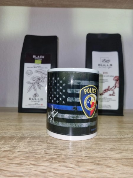 BULLS GERMINATOR Collection big fan package with coffee, mug, flag Switzerland