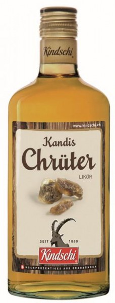 Bündner KANDIS Chrüter Likör 70 cl / 25 % Schweiz