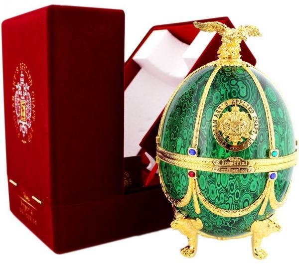 Zarskaja Imperial Collection Vodka FABERGÉ EI GREEN 70 cl / 40 % Russland