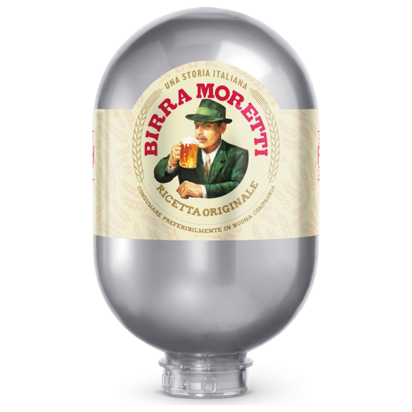 BIRRA MORETTI Originale KEG (BLADE) 8 Liter / 4.6 % Italien