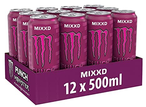 MONSTER MIXXD PUNCH + ENERGY Kiste 12 x 500 ml UK