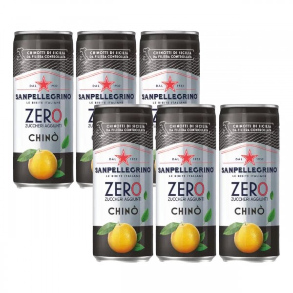 SanPellegrino ZERO Chino il Chinotto Kiste 24 x 330 ml Italien