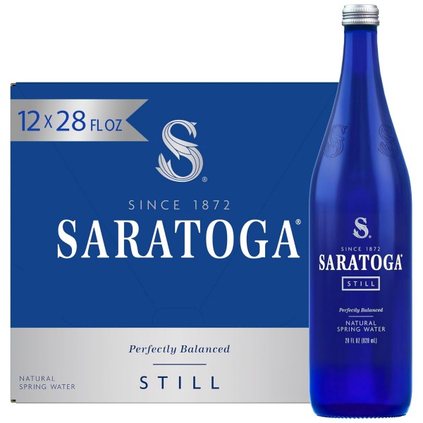 SARATOGA Still Spring Water Kiste 12 x 828 ml USA