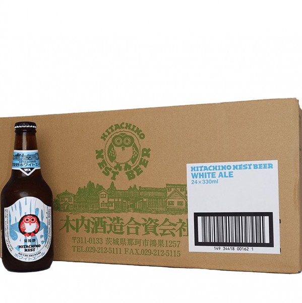 HITACHINO NEST WHITE ALE Kiste 24 x 330 ml / 5.5 % Japan
