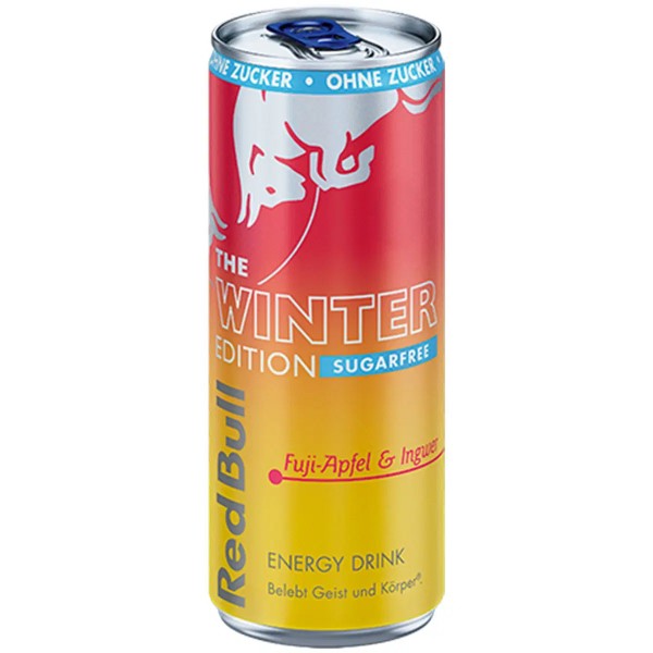 Red Bull Winter 25 Edition SUGARFREE Fuji Apfel & Ingwer Energy Drink 250 ml Schweiz
