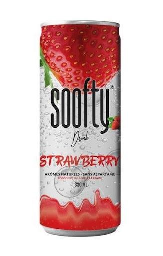 soofty Drink STRAWBERRY in PET Dose 330 ml Frankreich