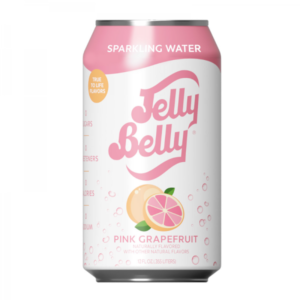 Jelly Belly PINK GRAPEFRUIT Sparkling Water 355 ml USA