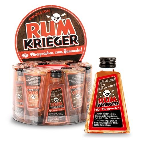 RUM Krieger Shot Rum - Cola Geschmack 20 ml / 15 % Deutschland