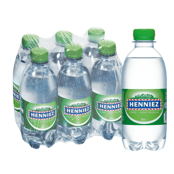 HENNIEZ Grün Legere Mineralwasser Kiste 24 x 330 ml Schweiz