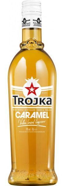 TROJKA CARAMEL Vodka Likör 70 cl / 24 % Schweiz