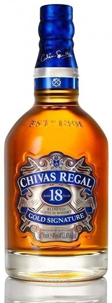 Chivas Regal 18 Jahre Gold Signature Blended Scotch Whisky 70 cl / 40 % Schottland