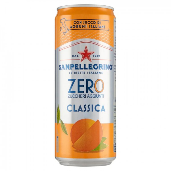 SanPellegrino ZERO L'Aranciata Kiste 24 x 330 ml Italien