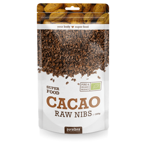 Purasana Superfood CACAO NIBS BIO 200 Gramm Peru