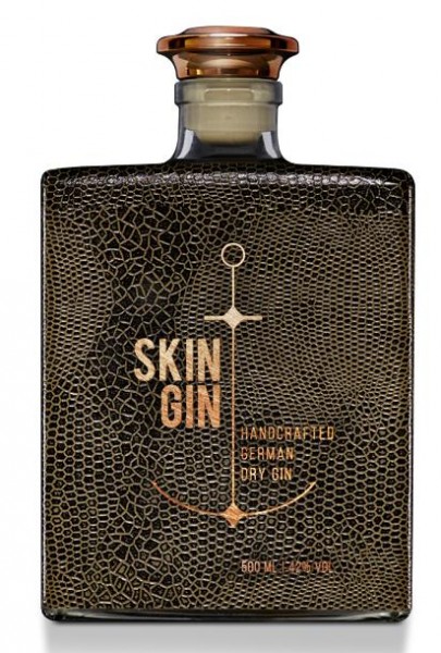 SKIN GIN Edition REPTILE BROWN Handcrafted German Dry Gin 50 cl / 42% Deutschland