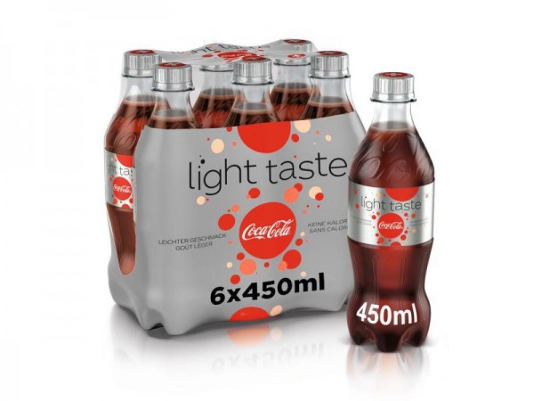 Coca Cola LIGHT PET Kiste 24 x 450 ml Frankreich