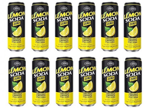 Lemon Soda La Limonata ZERO Kiste 24 x 330 ml Italien